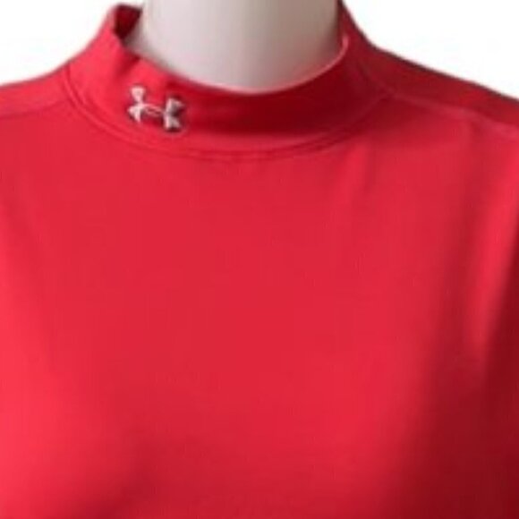 Under Armour ColdGear Long Sleeve Fitted Compression Mock Turtleneneck Shirt - Picture 2 of 10